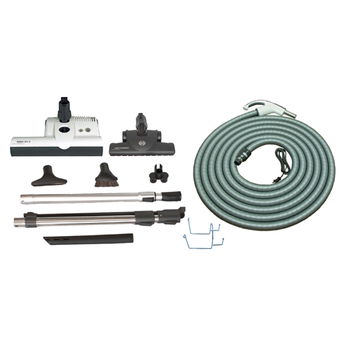 Cen-Tec 1-1/4 in. Premium Garage Attachment Kit with 50 ft. Hose for Central Vacuums